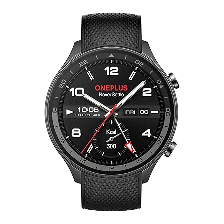 oneplus watch 2r with wear os 4 by google,snapdragon w5 chipset,upto 100hrs battery life,1.43’’ amoled display,100+ sports mode,dual frequency gps,5